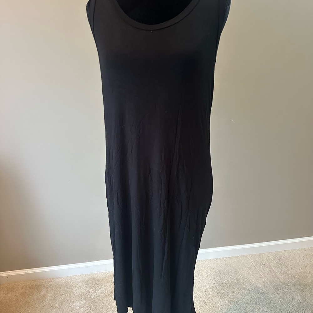 Saks Fifth Avenue Black Sleeveless Maxi Dress size S/P